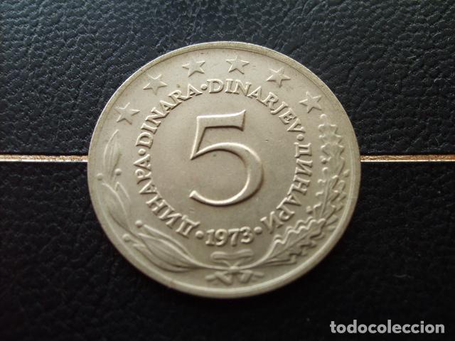 Monedas antiguas de Europa: YUGOSLAVIA 5 DINARA 1973
