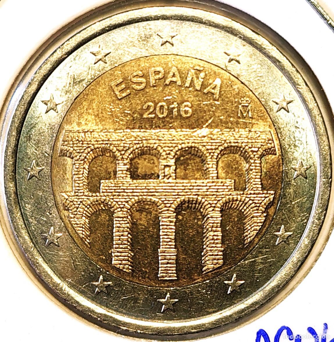 Monedas antiguas de Europa: ESPA&Ntilde;A (1999-) - 2 EUROS 2016 - ACUEDUCTO DE SEGOVIA - A - 8,50 GR. BIMETALICA - DIAMETRO 25,75 mm