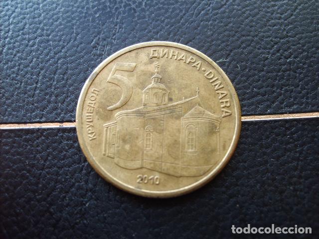 Monedas antiguas de Europa: SERBIA 5 DINARA 2010 --