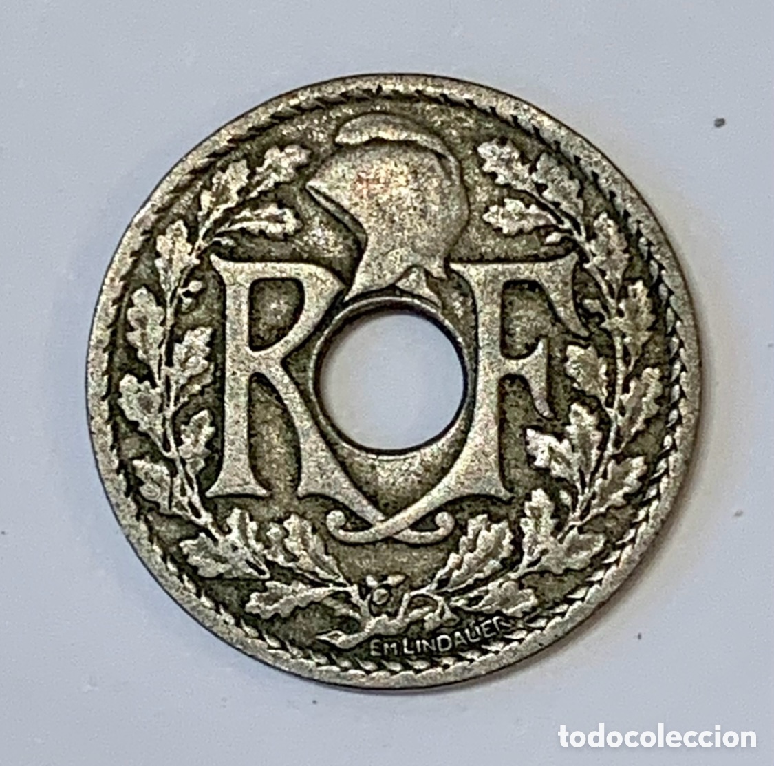Monedas antiguas de Europa: Moneda. Republique Francaise. 25 Cmes. 1925.
