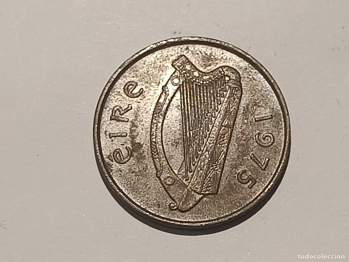 Monedas antiguas de Europa: Moneda de Irlanda. 2 pence. 1975