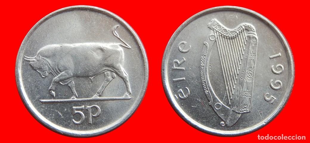 Monedas antiguas de Europa: 5 PENIQUES PENCE 1995 IRLANDA-153002