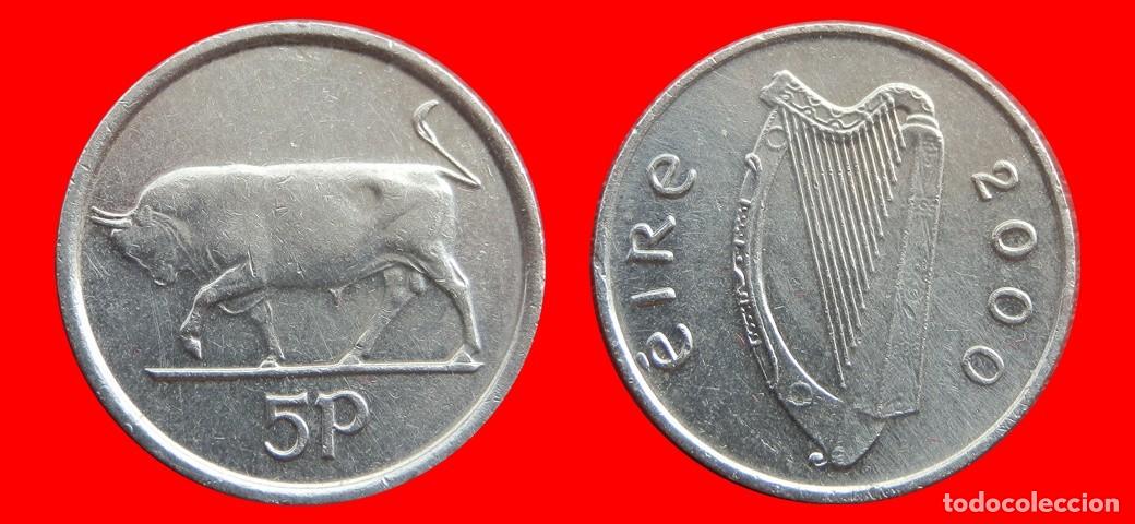 Monedas antiguas de Europa: 5 PENIQUES PENCE 2000 IRLANDA-153003