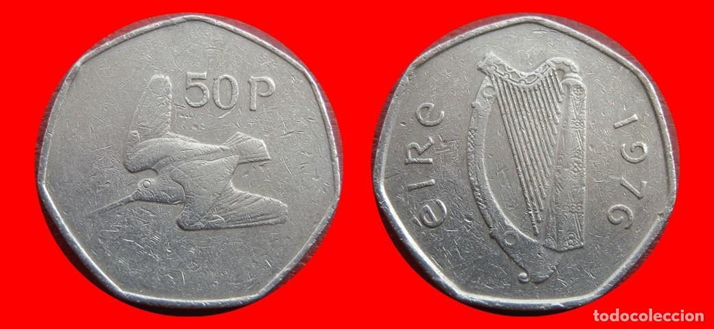 Monedas antiguas de Europa: 50 PENIQUES PENCE 1976 IRLANDA-153007