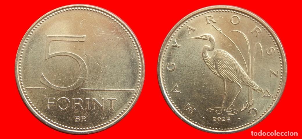 Monedas antiguas de Europa: 5 FLORINES FORINT 2025 HUNGRIA-153016