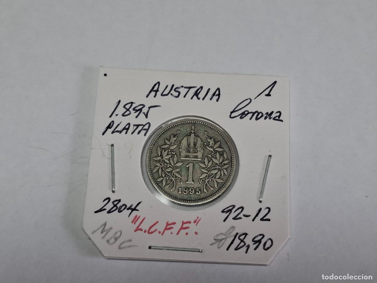 Monedas antiguas de Europa: 1 CORONA de PLATA de 1895 KM 2804 AUSTRIA en MBC