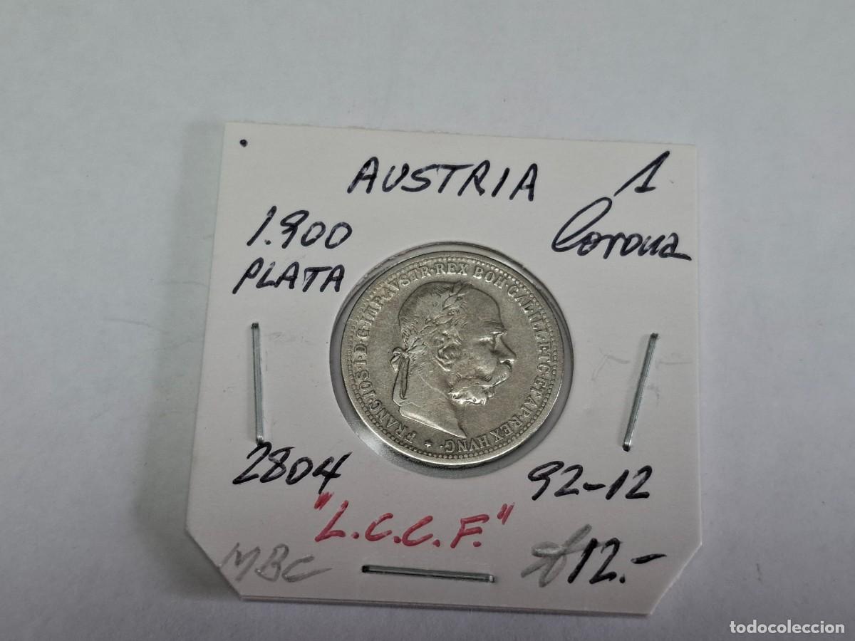 Monedas antiguas de Europa: 1 CORONA de PLATA de 1900 KM 2804 AUSTRIA en MBC