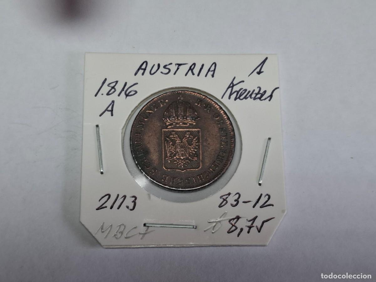 Monedas antiguas de Europa: 1 KREUZER de 1816 A KM 2113 AUSTRIA en MBC+