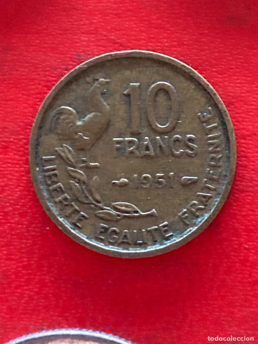 Monedas antiguas de Europa: M&uuml;nze M&uuml;nzen Umlaufm&uuml;nze Frankreich 10 Francs 1951 ohne M&uuml;nzzeichen