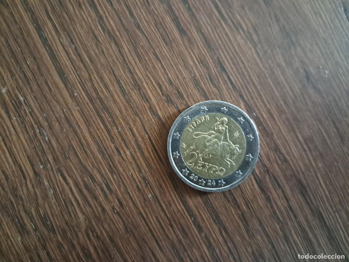 Monedas antiguas de Europa: moneda de 2 euros de Grecia, a&ntilde;o 2024.