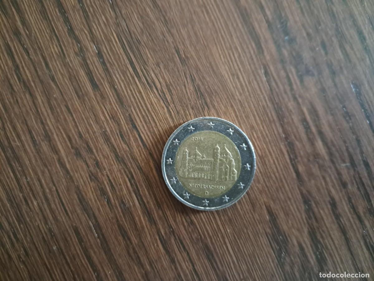 Monedas antiguas de Europa: moneda de 2 euros de Alemania, a&ntilde;o 2014, Niedersachsen, ceca F.