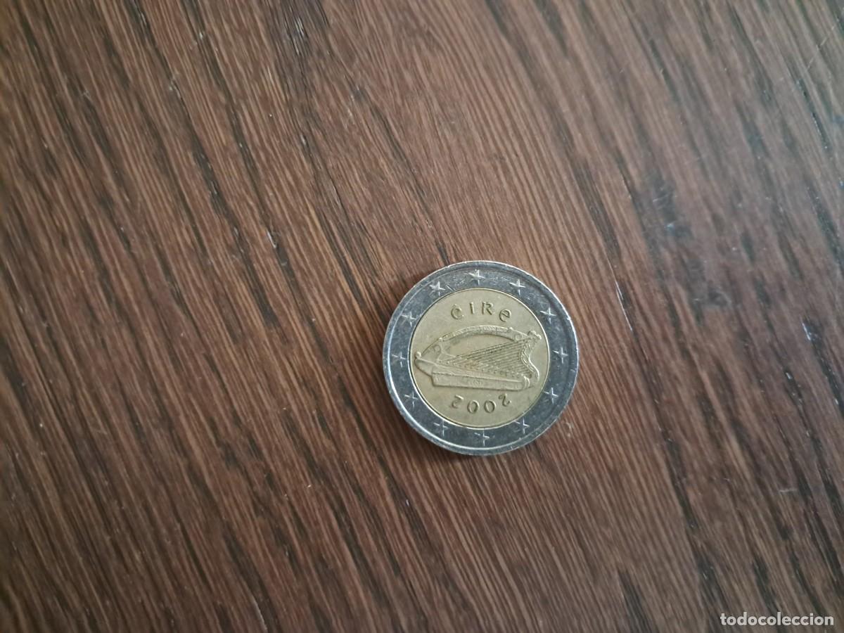 Monedas antiguas de Europa: moneda de 2 euros de Eire, a&ntilde;o 2002. - Foto 1