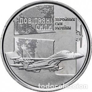 Monedas antiguas de Europa: Ucrania (Ukrania), 10 Grivnas 2020 &rdquo;Fuerzas A&eacute;reas&rdquo; UC#426./ Nueva, sin circular.