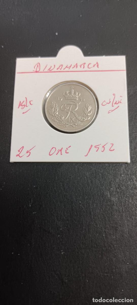Monedas antiguas de Europa: DINAMARCA 25 ORE 1952 BC KM=842.1 (CUPRONIQUEL)