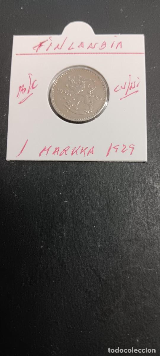 Monedas antiguas de Europa: FINLANDIA 1 MARKKA 1929 BC KM=30 (COBRE-NIQUEL)