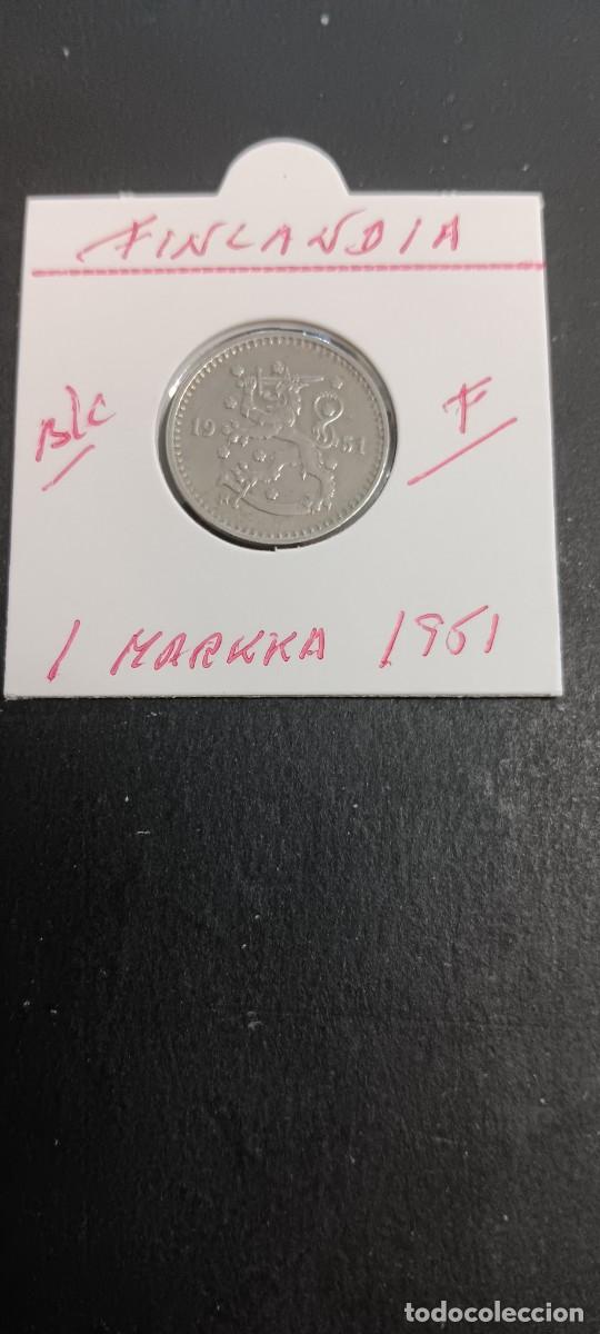 Monedas antiguas de Europa: FINLANDIA 1 MARKKA 1951 BC KM=30b (HIERRO)