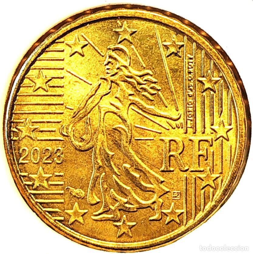 Monete antiche di Europa: FRANCIA (2001-) - 10 CENTIMOS 2023 - A - 4,10 GR. ORO NORDICO - DIAMETRO 19,75 mm - KM#1410 - MB