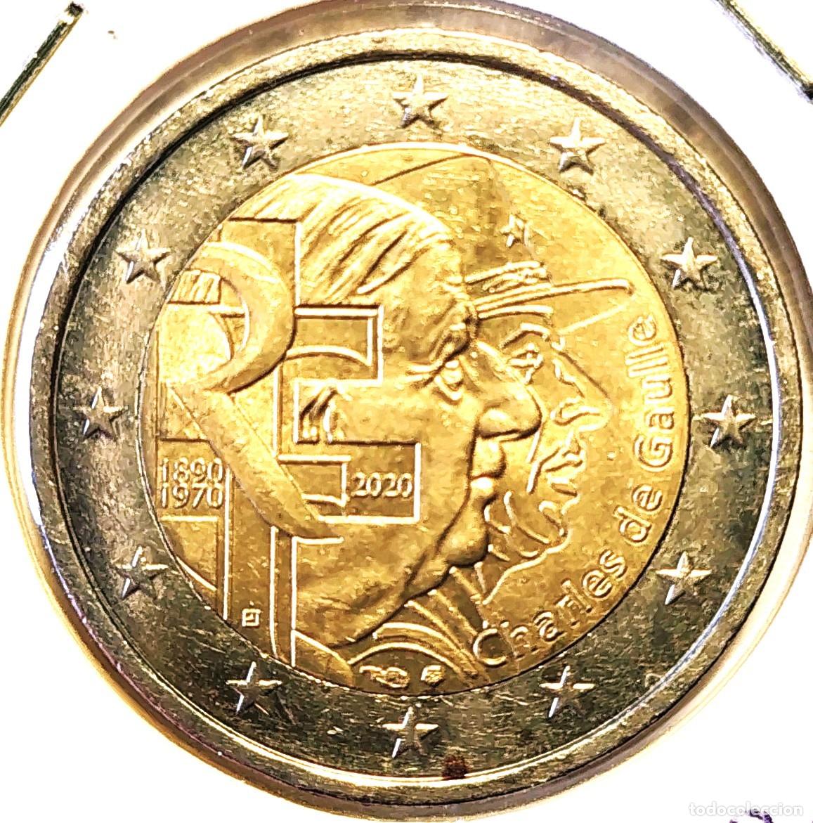 Monete antiche di Europa: FRANCIA (2001-) - 2 EUROS 2020 - 50&ordm; ANIVERSARIO DE LA MUERTE DE CHARLES DE GAULLE - A - 8,50 GR. BI