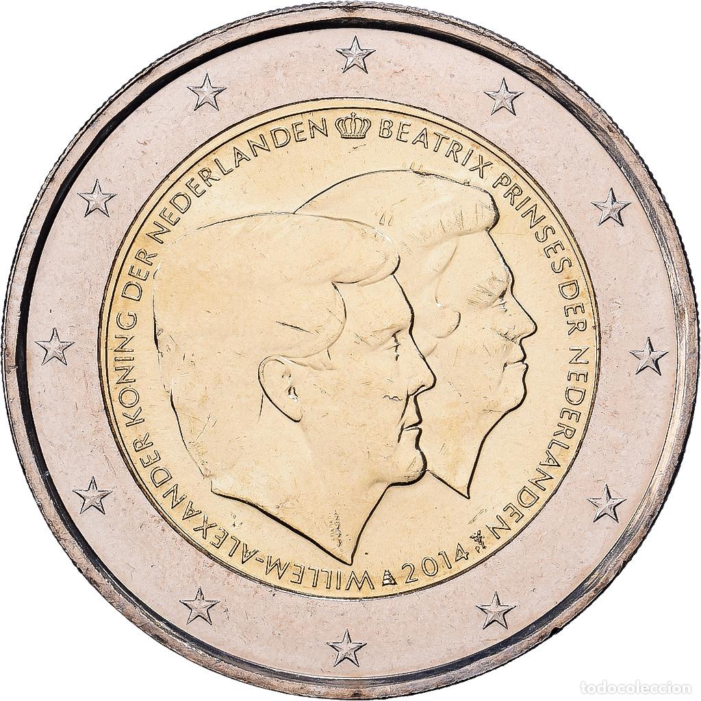 Monedas antiguas de Europa: [#1513707] Pa&iacute;ses Bajos, 2 Euro, 1er anniversaire de l'abdication de la reine Beatrix et