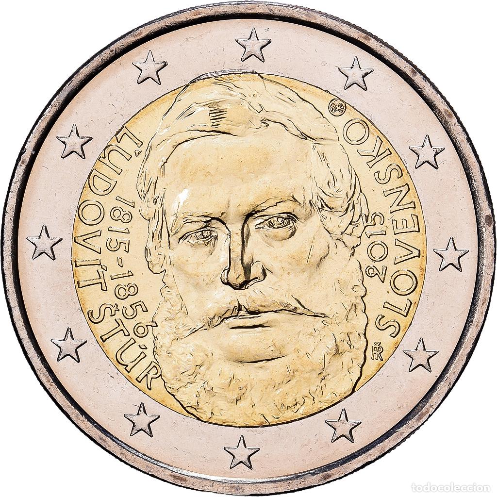 Monedas antiguas de Europa: [#1513710] Eslovaquia, 2 Euro, 200e anniversaire de la naissance de Ľudov&iacute;t &Scaron;t&uacute;r, 2015
