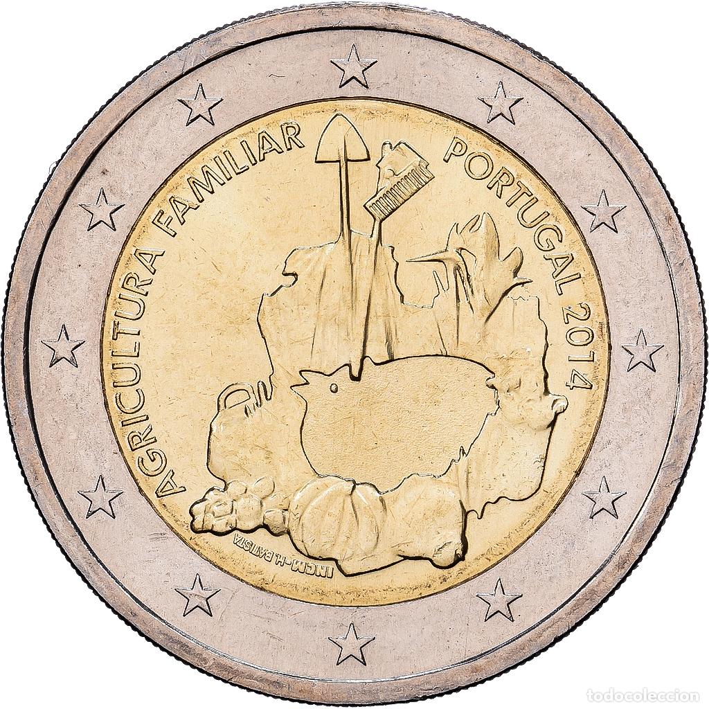 Monedas antiguas de Europa: [#1513717] Portugal, 2 Euro, Ann&eacute;e internationale de l'agriculture familiale, 2014, INCM