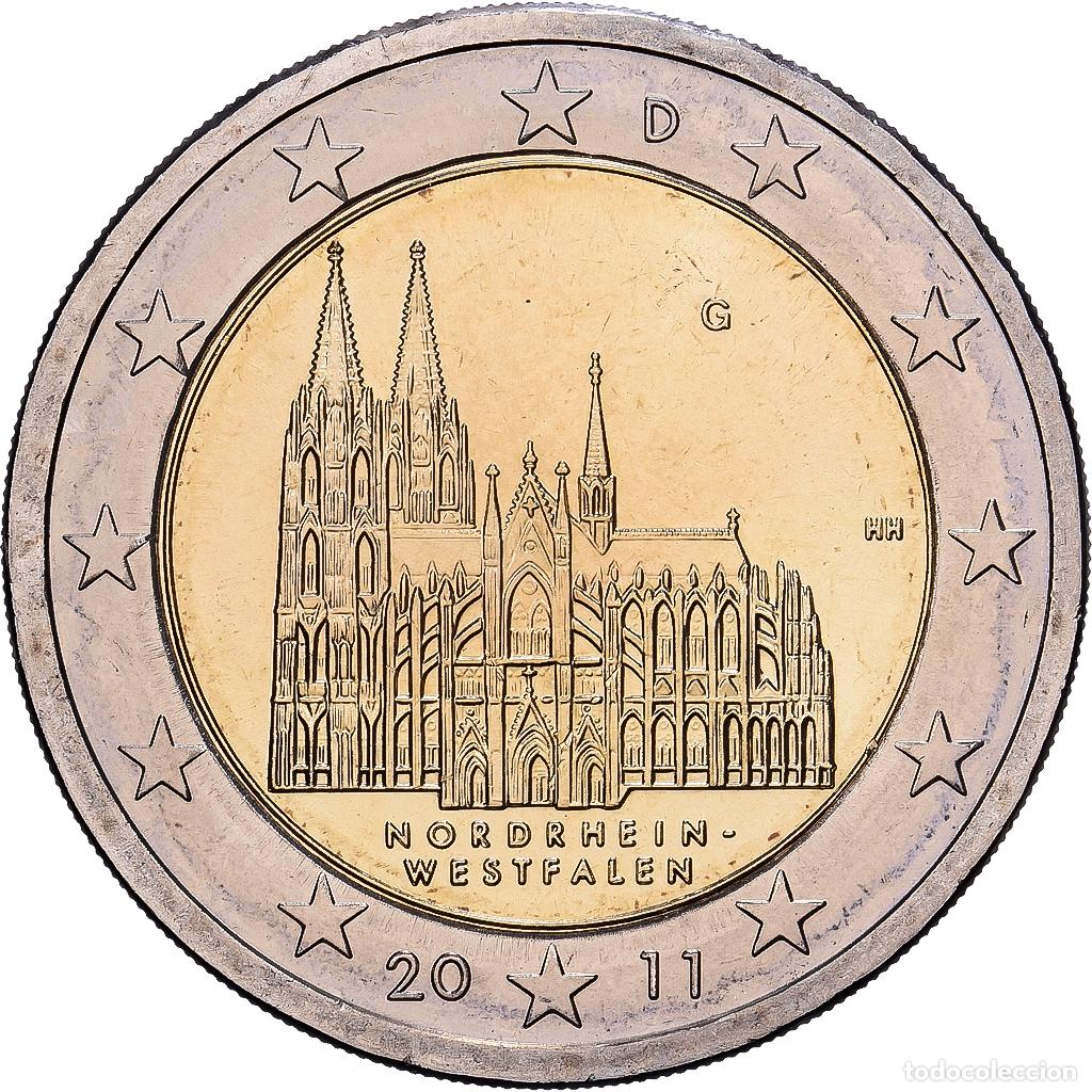 Monedas antiguas de Europa: [#1513719] Alemania, 2 Euro, Le land de la Rh&eacute;nanie-du-Nord-Westphalie et la cath&eacute;drale