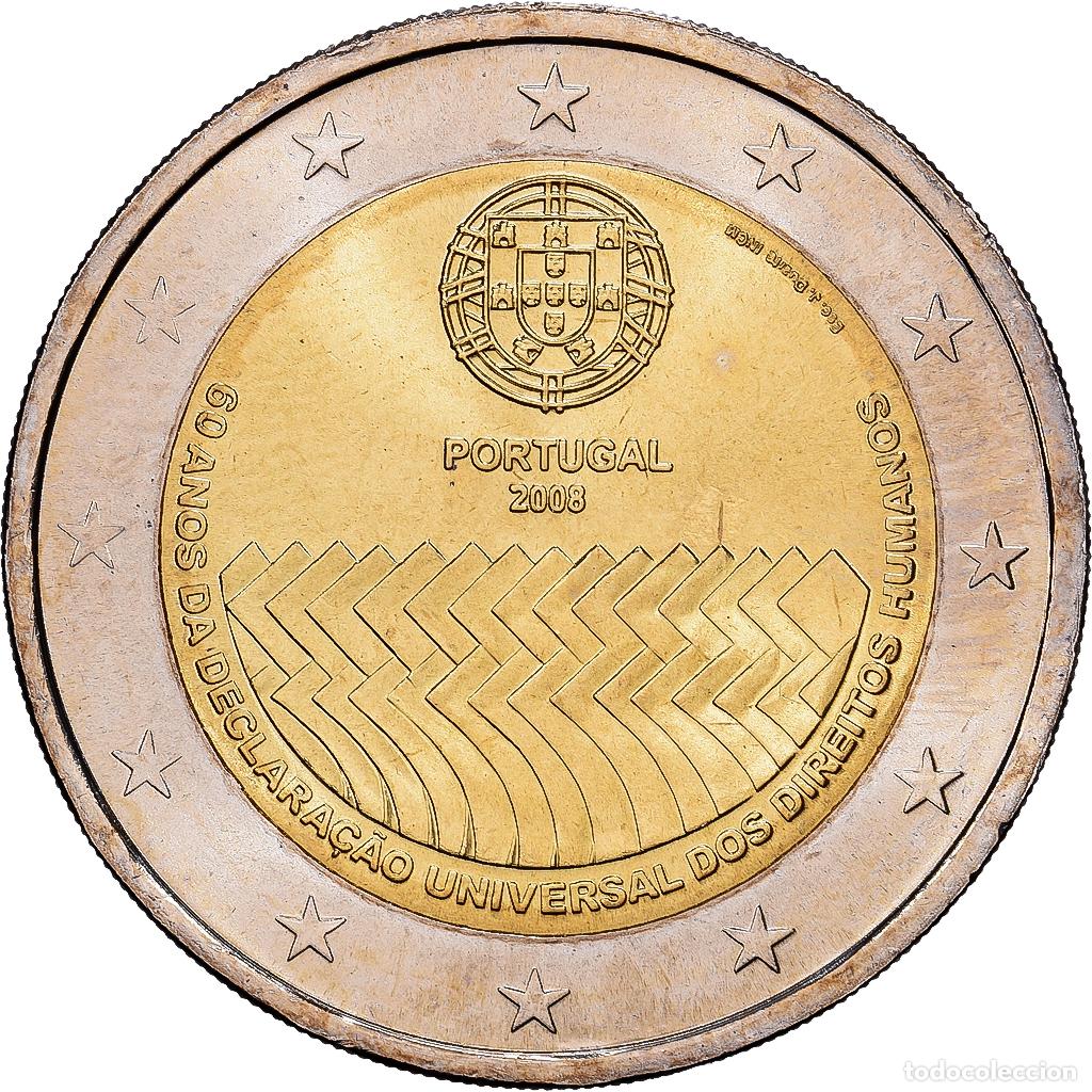 Monedas antiguas de Europa: [#1513721] Portugal, 2 Euro, 60e anniversaire de la D&eacute;claration universelle des droits de