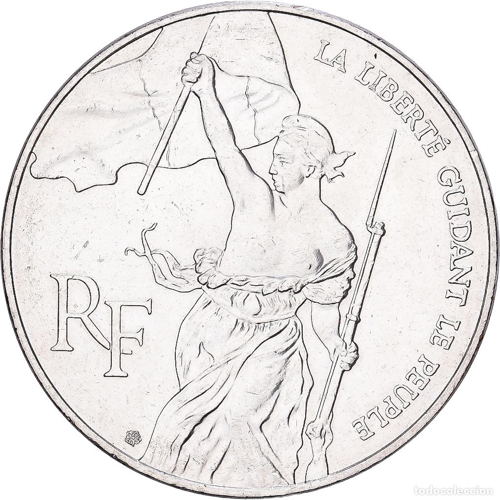 Monedas antiguas de Europa: [#1551704] Francia, 100 Francs, Libert&eacute; guidant le peuple, 1993, Paris, Plata, FDC