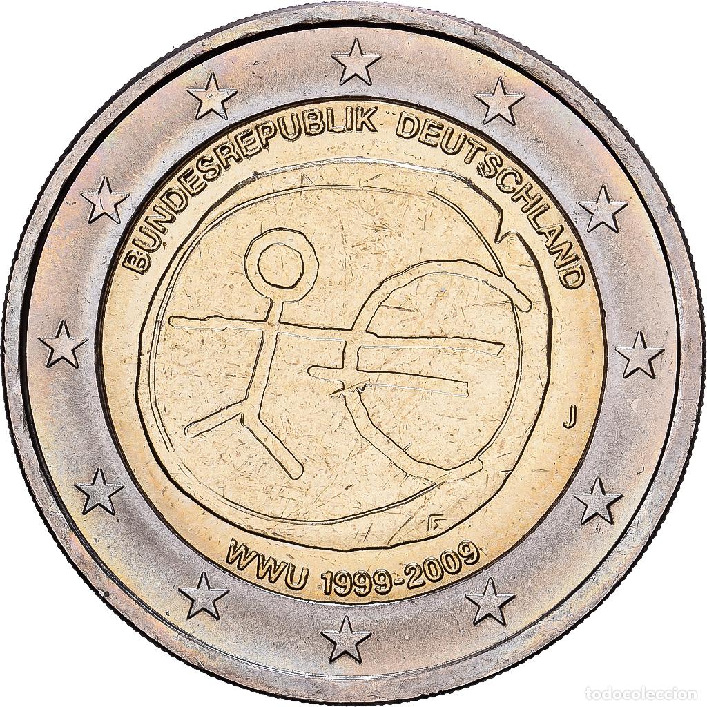 Monedas antiguas de Europa: [#1551728] ALEMANIA - REP&Uacute;BLICA FEDERAL, 2 Euro, 10e anniversaire de l'Union &eacute;conomique