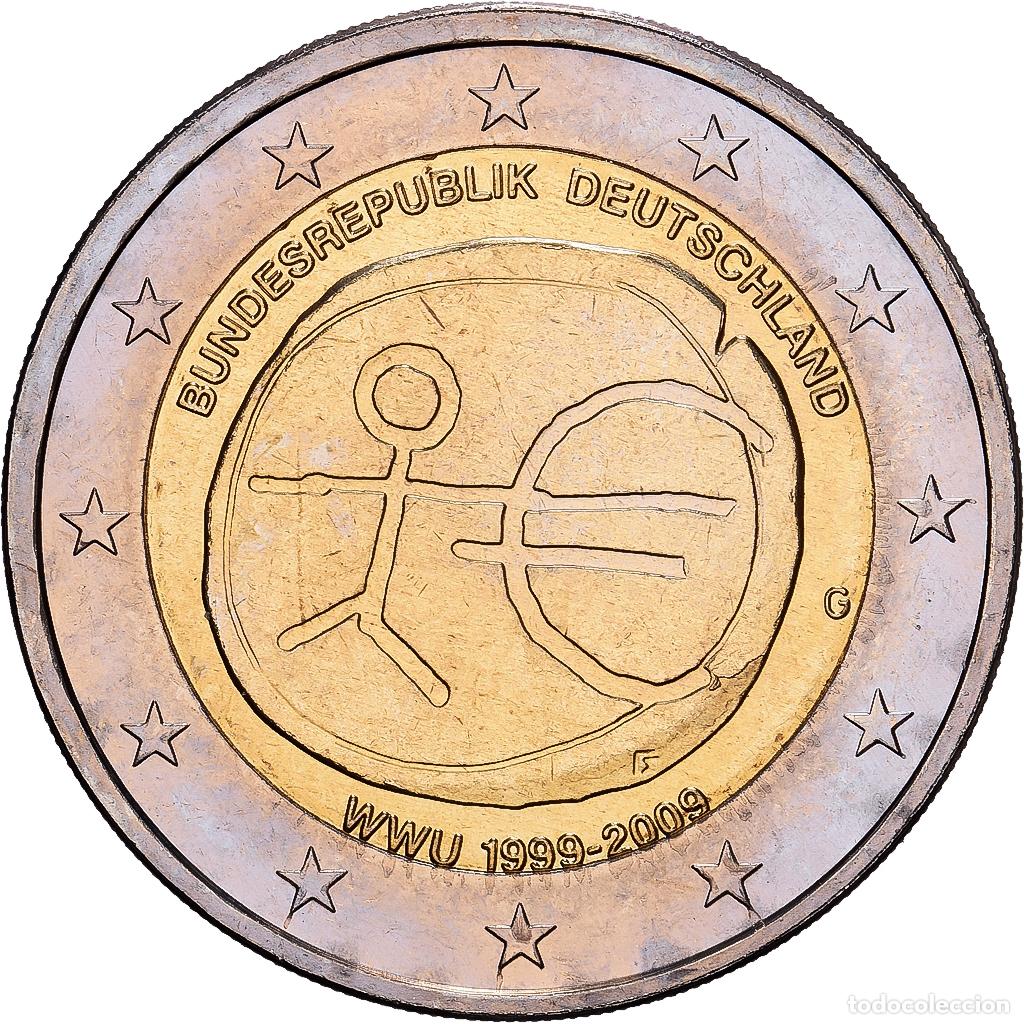 Monedas antiguas de Europa: [#1551731] ALEMANIA - REP&Uacute;BLICA FEDERAL, 2 Euro, 10e anniversaire de l'Union &eacute;conomique