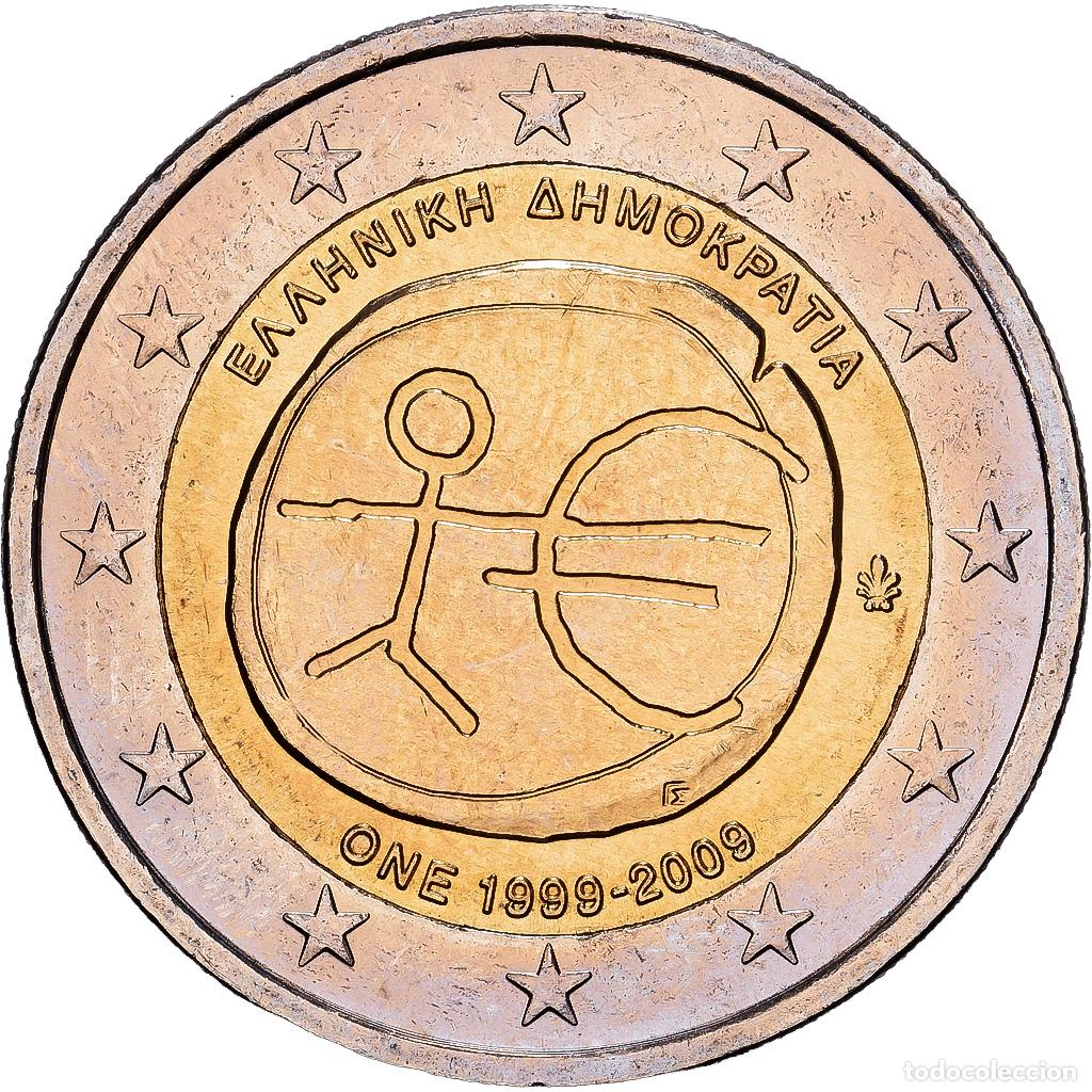 Monedas antiguas de Europa: [#1551732] Grecia, 2 Euro, 10e anniversaire de l'Union &eacute;conomique et mon&eacute;taire