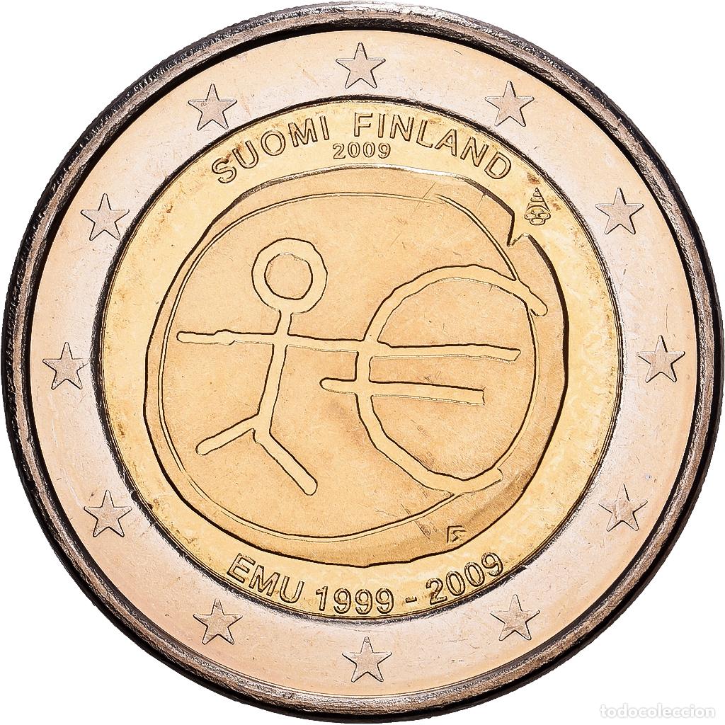 Monedas antiguas de Europa: [#1551737] Finlandia, 2 Euro, 10e anniversaire de l'Union &eacute;conomique et mon&eacute;taire