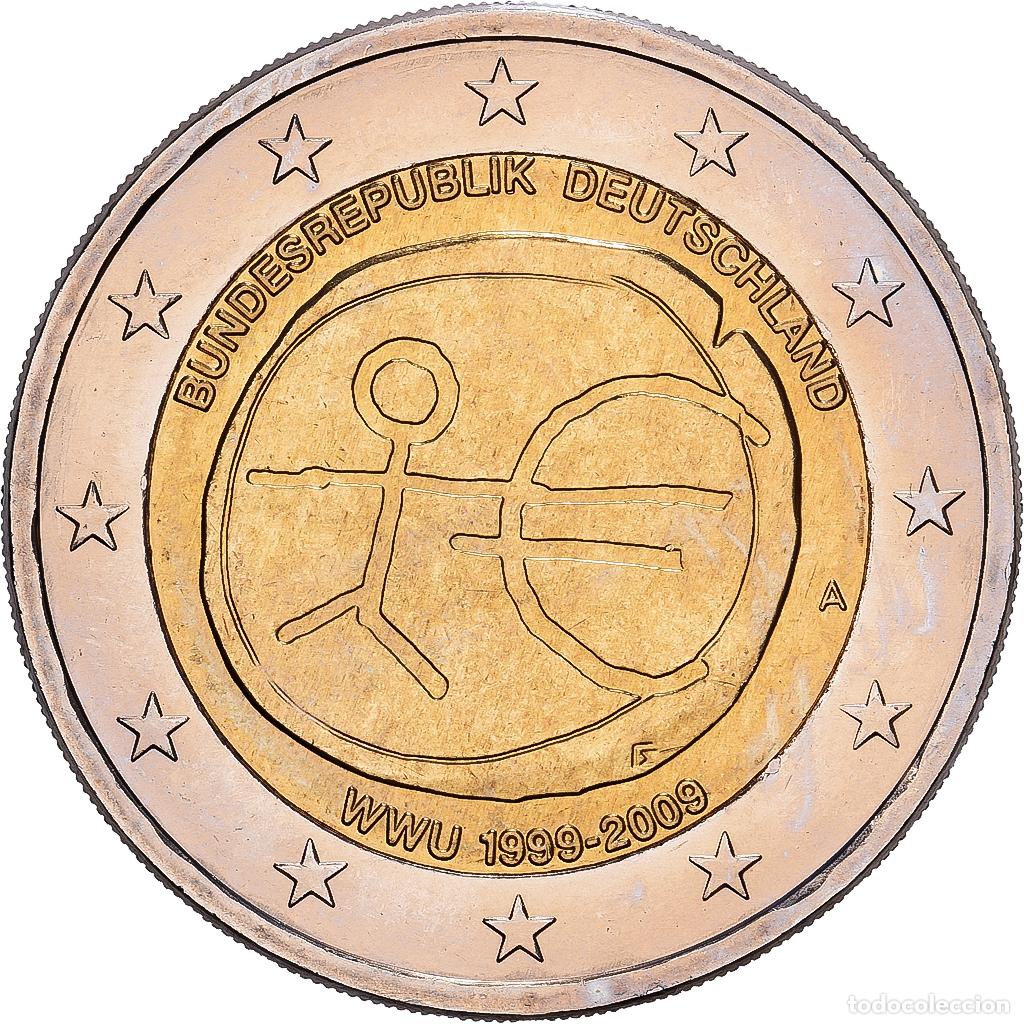 Monedas antiguas de Europa: [#1551742] ALEMANIA - REP&Uacute;BLICA FEDERAL, 2 Euro, 10e anniversaire de l'Union &eacute;conomique