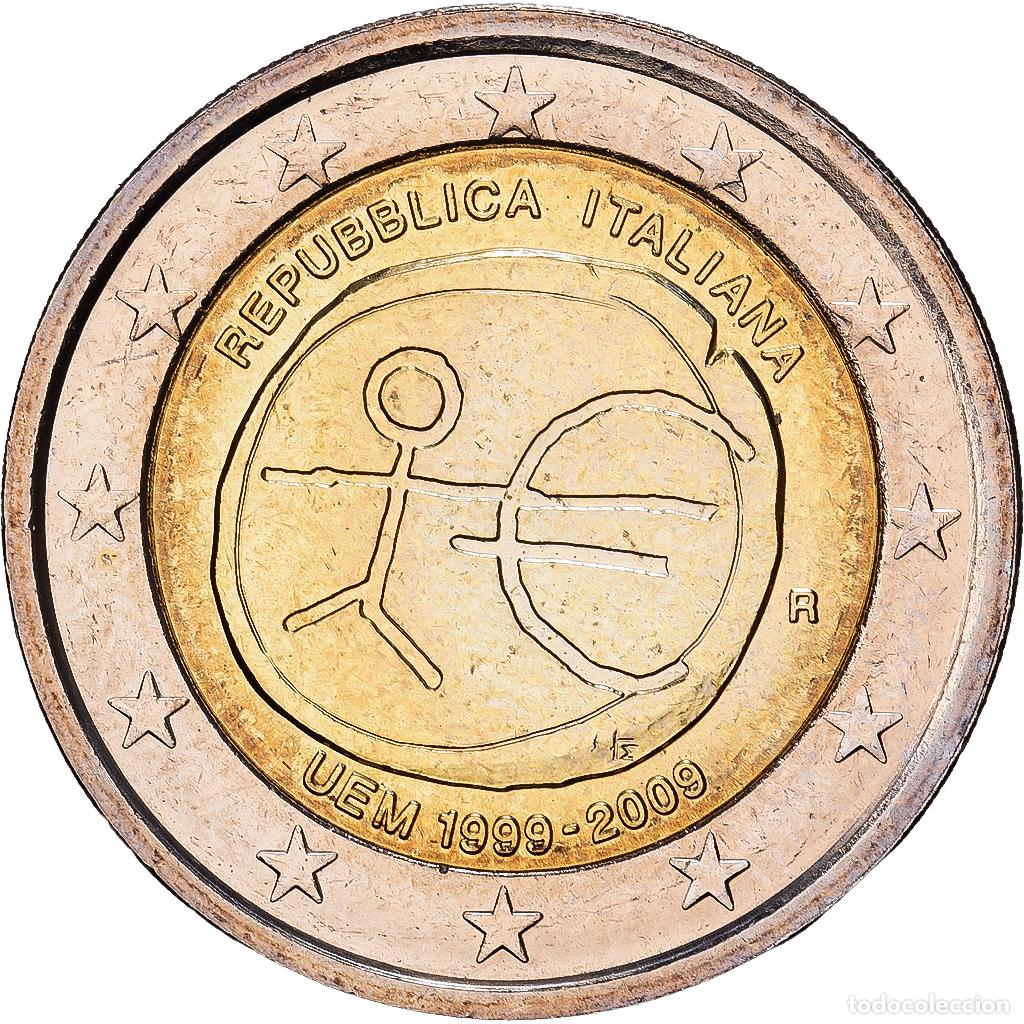 Monedas antiguas de Europa: [#1551746] Italia, 2 Euro, 10e anniversaire de l'Union &eacute;conomique et mon&eacute;taire