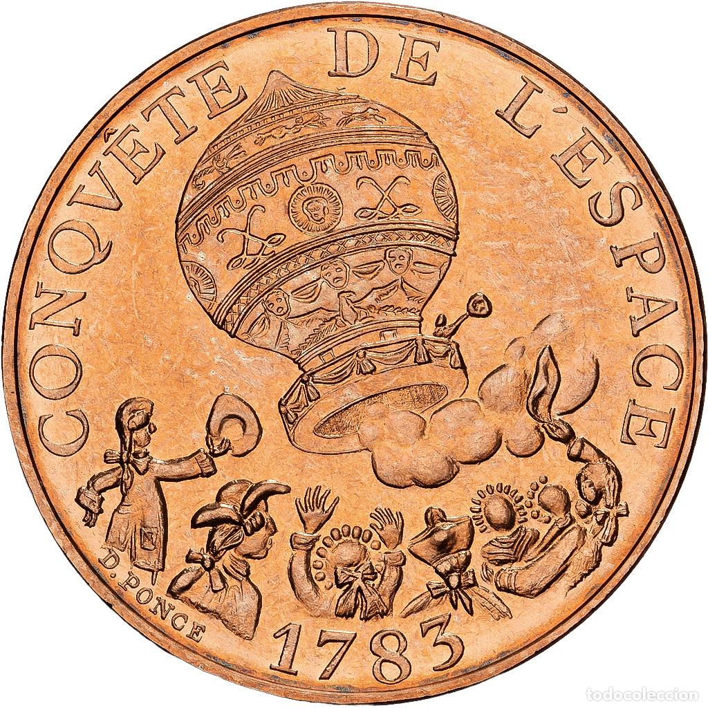 Monedas antiguas de Europa: [#1551726] Francia, 10 Francs, La conqu&ecirc;te, 1983, Paris, Tranche B, N&iacute;quel - bronce, FDC