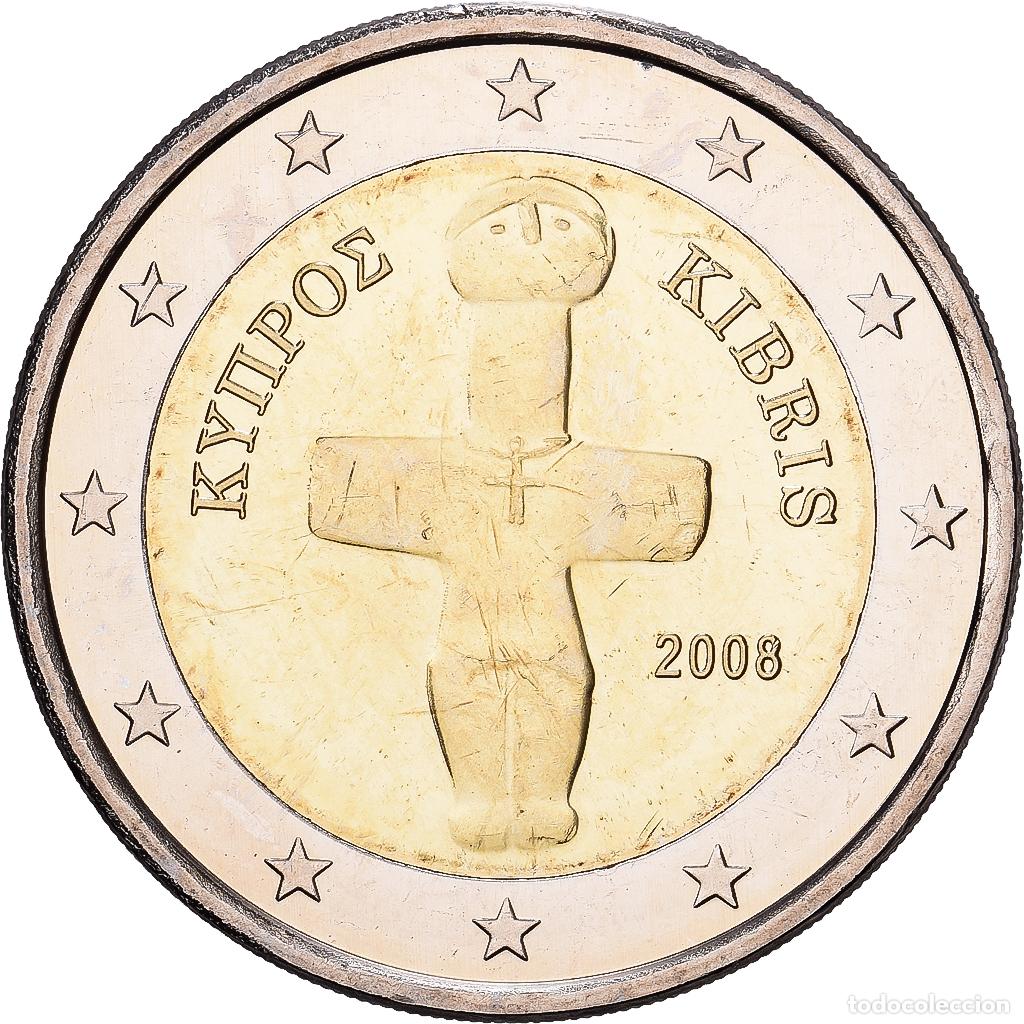 Monedas antiguas de Europa: [#1551755] Chipre, 2 Euro, 2008, Bimet&aacute;lico, EBC+, KM:85