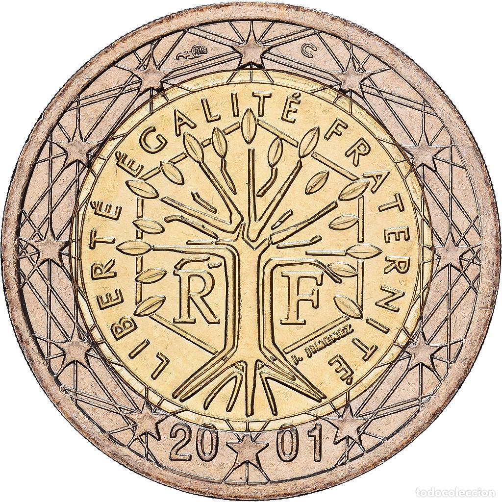 Monedas antiguas de Europa: [#1551751] Francia, 2 Euro, 2001, Paris, Bimet&aacute;lico, EBC+, KM:1289