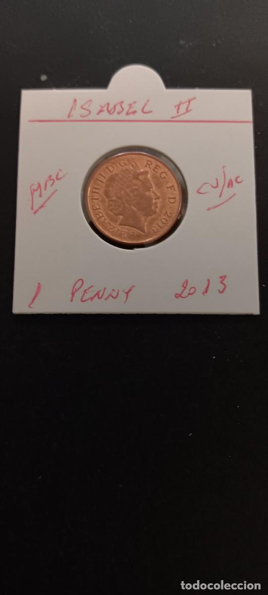 Monedas antiguas de Europa: GRAN BRETA&Ntilde;A 1 PENNY 2013 MBC KM=1107 (COBRE-ACERO)