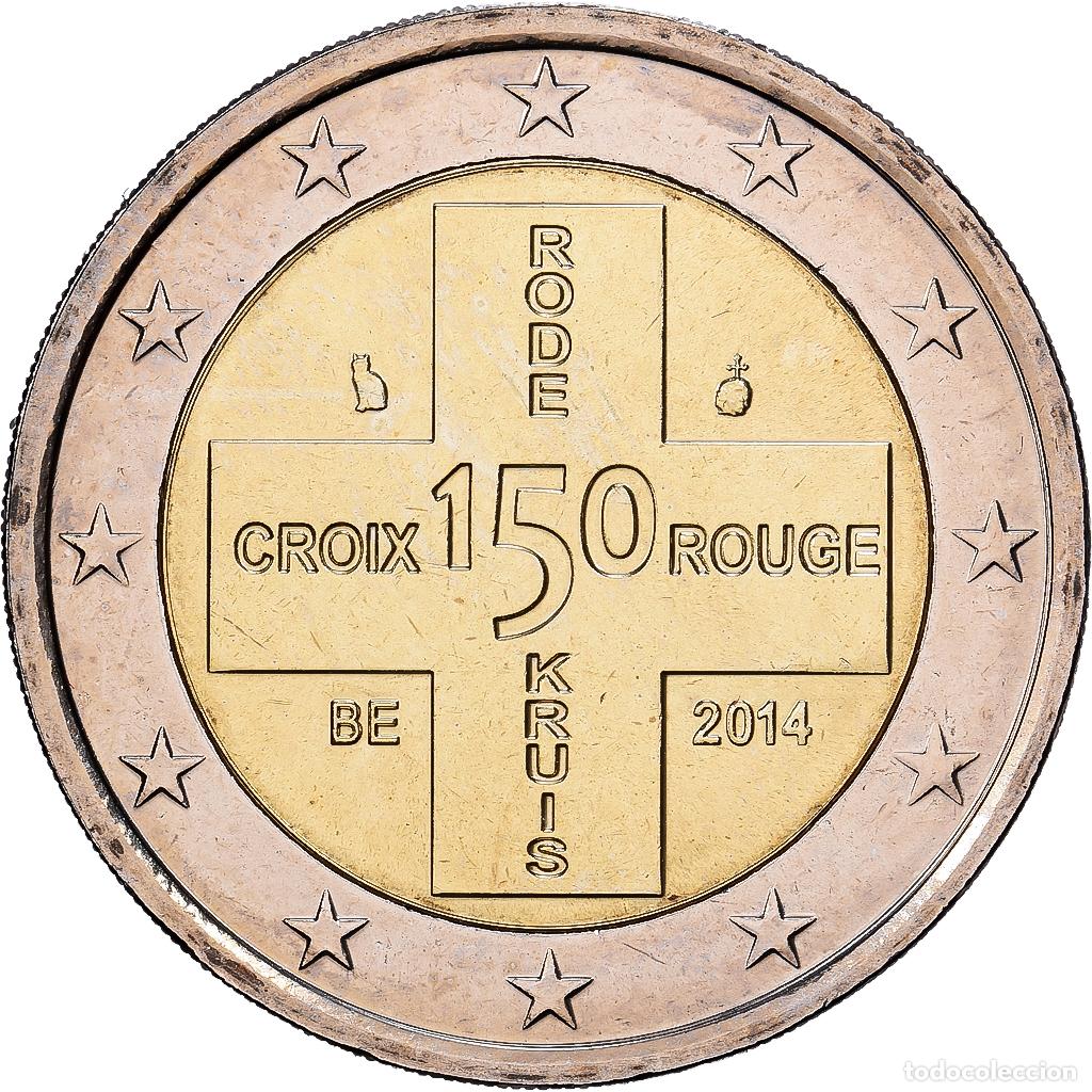 Monedas antiguas de Europa: [#1513733] B&eacute;lgica, 2 Euro, 150e anniversaire de la fondation de la Croix-Rouge de