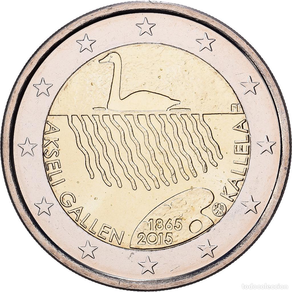 Monedas antiguas de Europa: [#1513735] Finlandia, 2 Euro, 150e anniversaire de la naissance du graveur et peintre