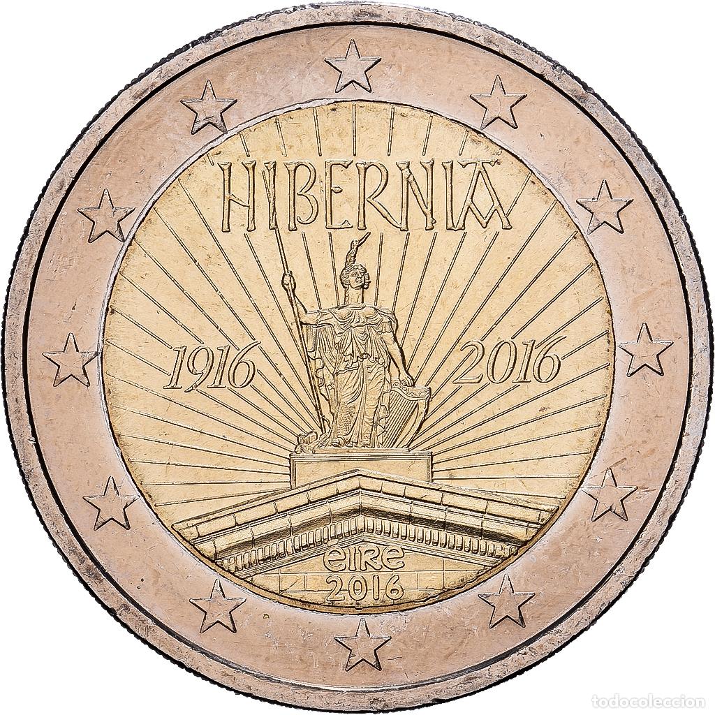 Monedas antiguas de Europa: [#1513738] REP&Uacute;BLICA DE IRLANDA, 2 Euro, 100e anniversaire du soul&egrave;vement de P&acirc;ques