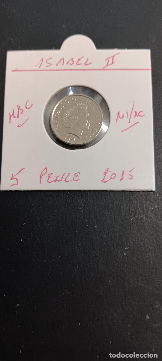 Monedas antiguas de Europa: GRAN BRETA&Ntilde;A 5 PENCE 2015 MBC KM=1109d (NIQUEL-ACERO)