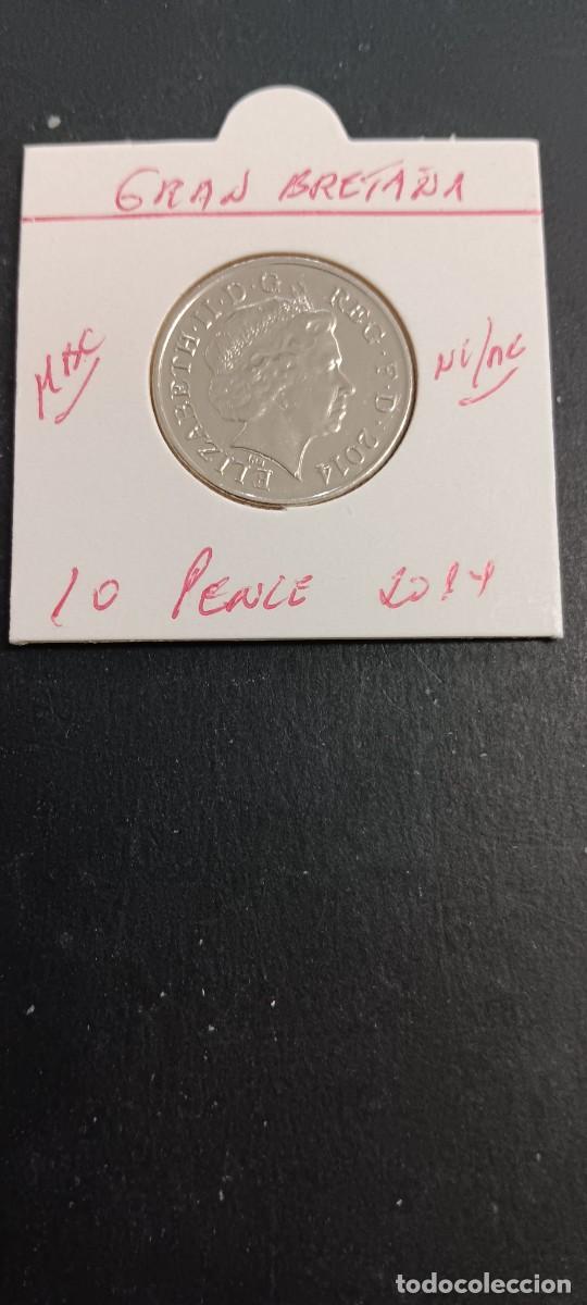 Monedas antiguas de Europa: GRAN BRETA&Ntilde;A 10 PENCE 2014 MBC KM=1110d (NIQUEL-ACERO)