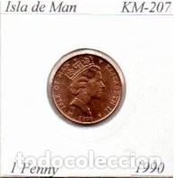 Monedas antiguas de Europa: ISLA DE MAN 1990, 1 PENNY, KM-207, SC