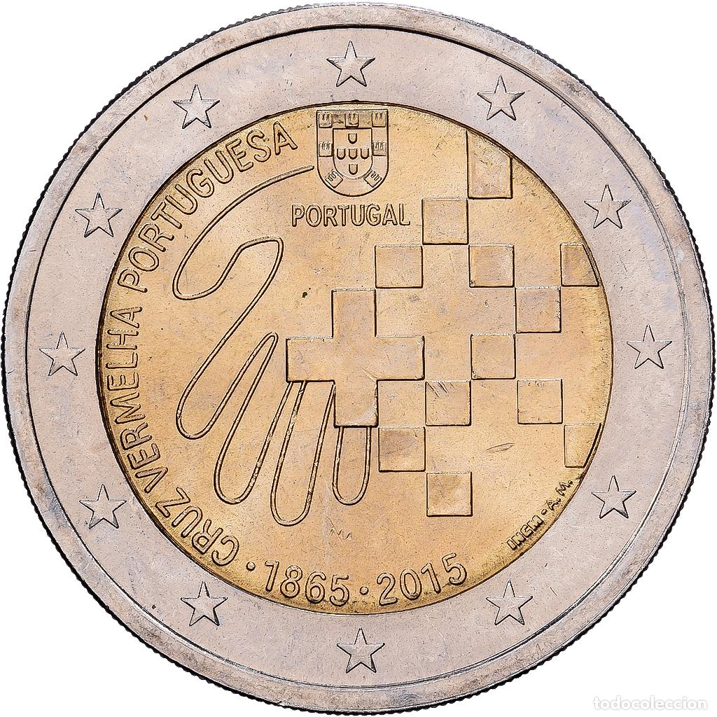 Monedas antiguas de Europa: [#1513746] Portugal, 2 Euro, 150e anniversaire de la cr&eacute;ation de la Croix-Rouge