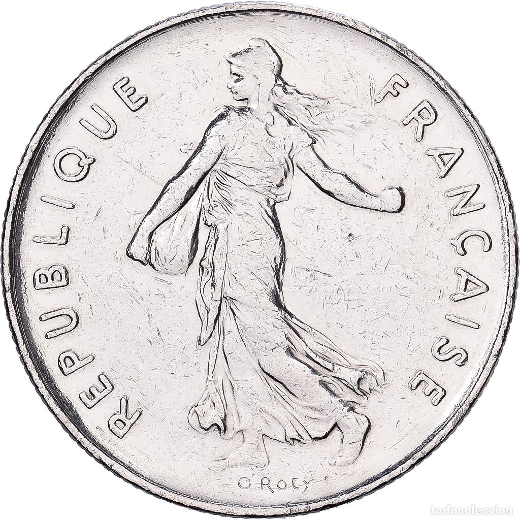 Monedas antiguas de Europa: [#1551779] Francia, 5 Francs, Semeuse, 1987, Paris, N&iacute;quel recubierto de cobre - n&iacute;quel