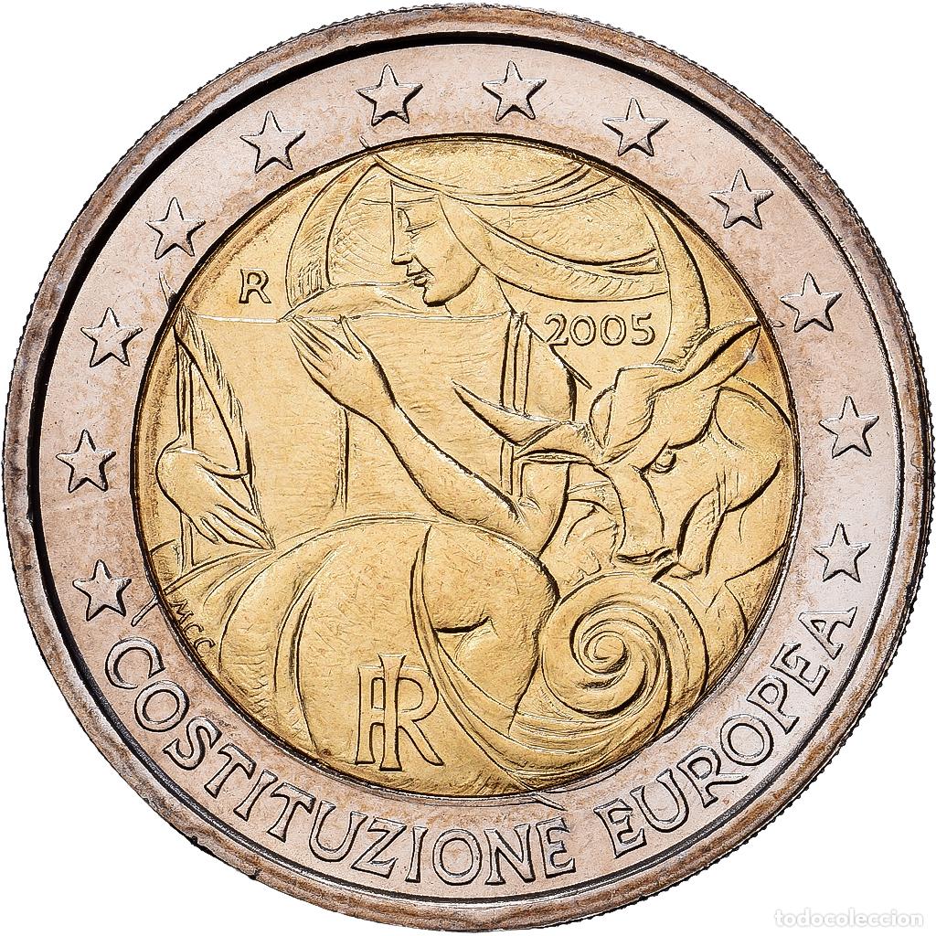 Monedas antiguas de Europa: [#1513753] Italia, 2 Euro, 1er anniversaire de la signature de la Constitution europ&eacute;enne