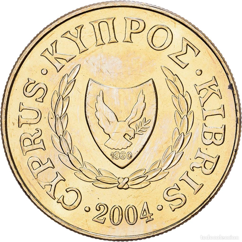 Monedas antiguas de Europa: [#1551772] Chipre, 20 Cents, 2004, N&iacute;quel - lat&oacute;n, SC, KM:62.2