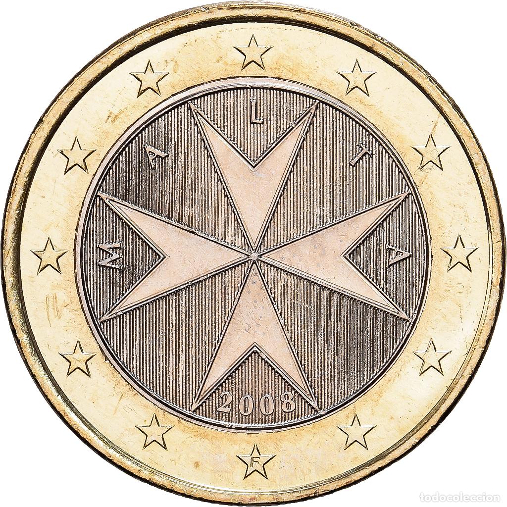 Monedas antiguas de Europa: [#1551791] Malta, Euro, 2008, Paris, Bimet&aacute;lico, EBC+, KM:131