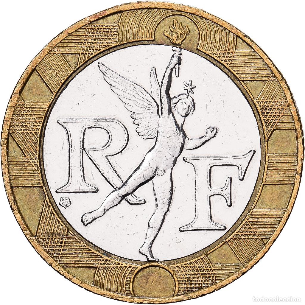 Monedas antiguas de Europa: [#1551778] Francia, 10 Francs, G&eacute;nie, 1988, Paris, Bimet&aacute;lico, EBC+, Gadoury:827